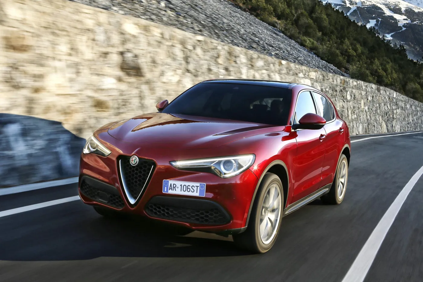 Alfa Romeo unveils Stelvio SUV for first time in Europe
