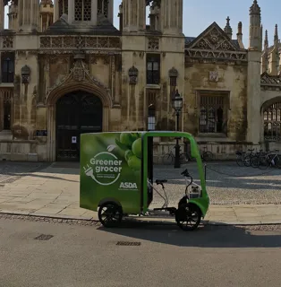 Asda delivery drivers use in-cab technology to cut CO2