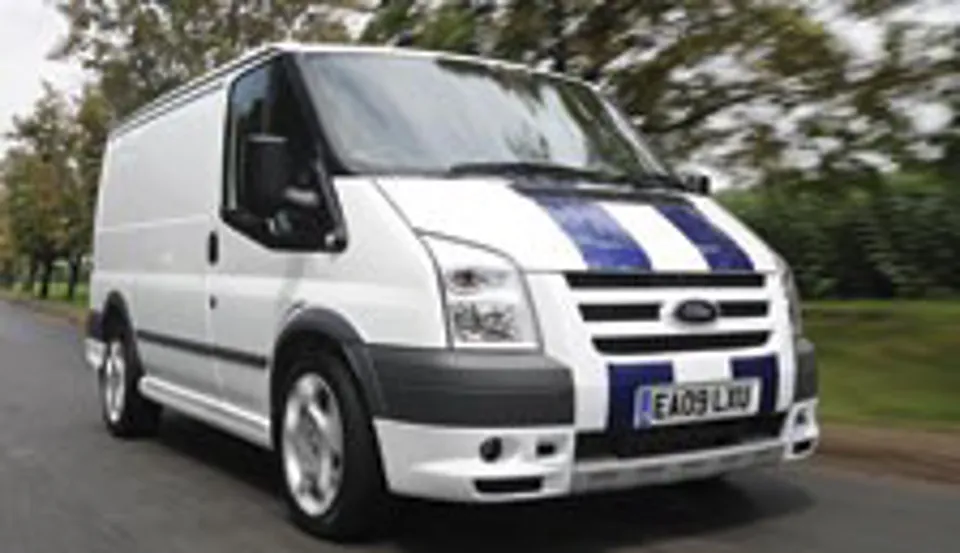 White 2024 transit van