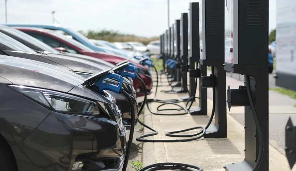 Diesel car store charging station