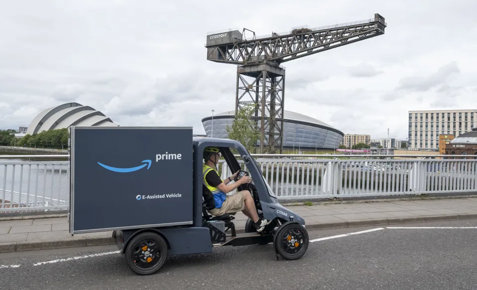 launches electric cargo bike deliveries with Glasgow micromobility  hub