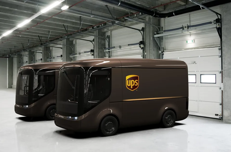 Electric store delivery van