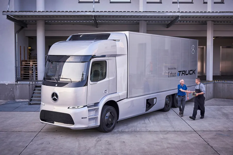 benz electric truck