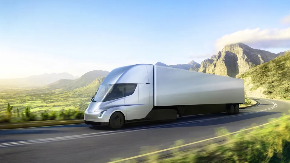 Tesla semi shop range loaded