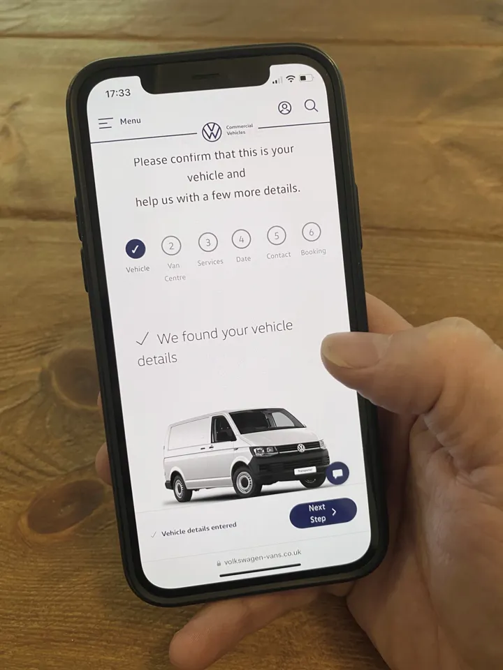 Online service booking portal launched by Volkswagen Commercial