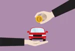 Cash or car illustration