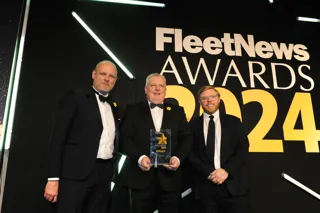 MG's Geraint Isaac at the 2024 Fleet News Awards