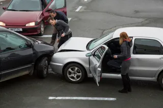 Multi-car collision
