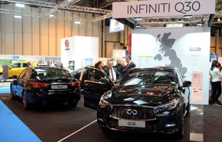 Infiniti stand at Fleet & Mobility Live