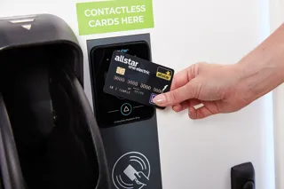 Contactless use of an Allstar fuel card