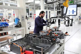 Battery production line