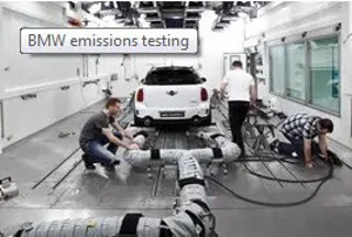 BMW emissions testing