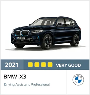 BMW iX3 assisted driving grading result