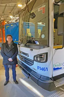 Dundee City Council  corporate fleet operations manager Fraser Crichton