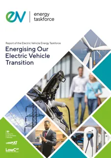 Electric Vehicle Energy Taskforce report cover
