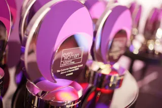 Everywoman in Transport and Logistics Awards trophies