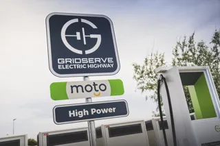 Gridserve charging hub at Moto services
