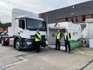 FedEX biofuel station