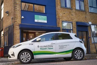 Islington Council Renault Zoe electric vehicle