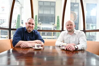 Weev founders, from left, Dominic Kearns and Thomas O'Hagan