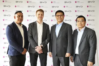 Senior managers from Octopus and BYD