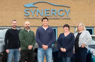 Phil Reynolds. managing director of Newable Lending with the Synergy Car Leasing leadership team