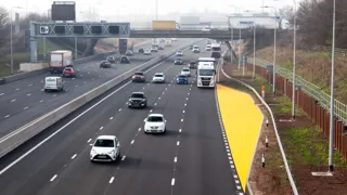 Smart motorway with refuge area