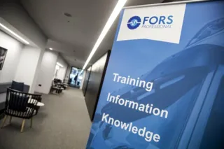 FORS - Fleet Operator Recognition Scheme - training sign