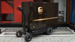 UPS trials electrically-assisted walkers in Fitzrovia Pic: Cross River Partnership