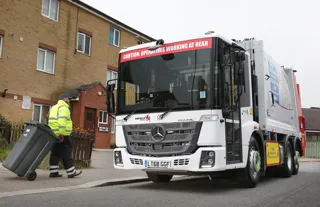 Enfield Council Mercedes-Benz Econic refuse truck