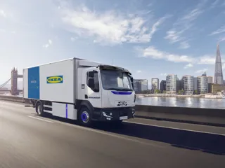 Ikea electric delivery truck