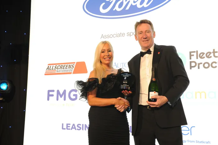 The AA receives the Wellbeing Award at the 2024 FN50 Dinner