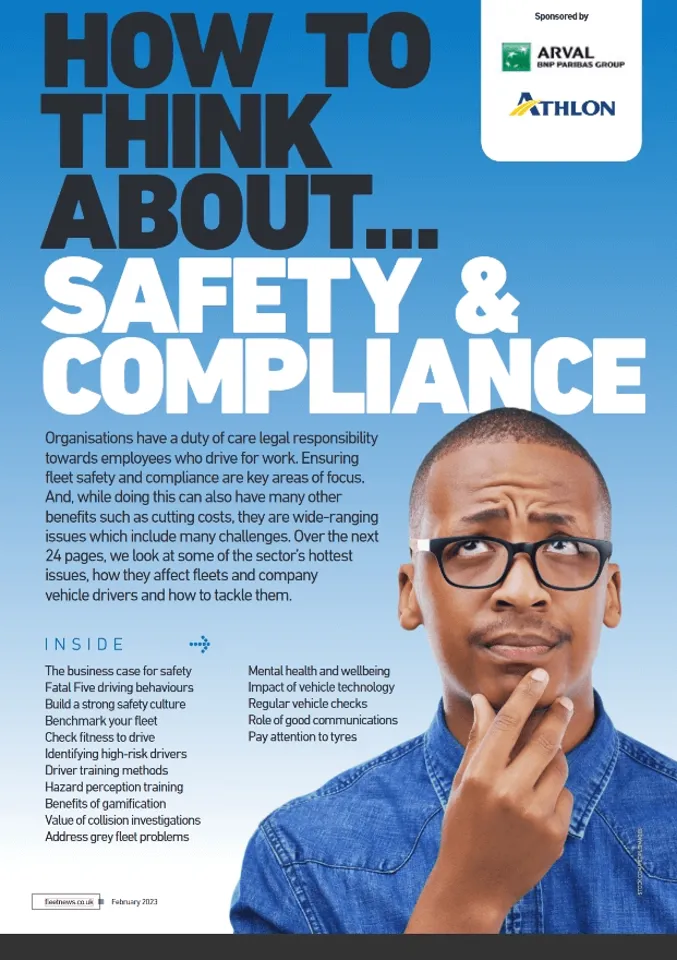 How to think about...safety and compliance 2023 report cover