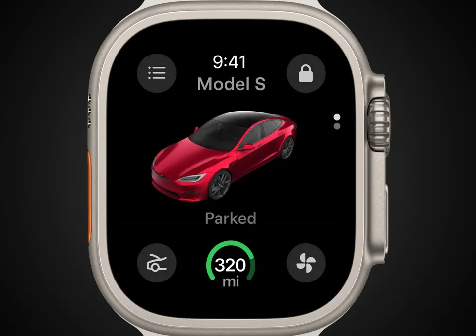 Tesla Apple Watch update