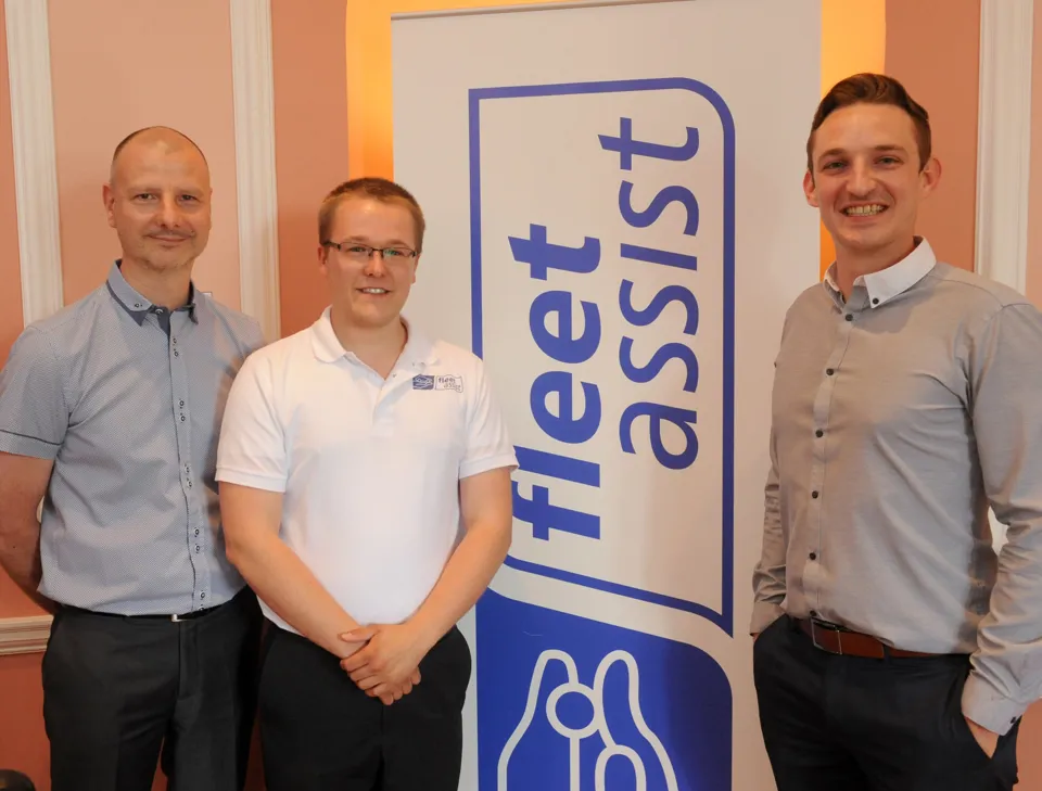 Fleet Assist’s newly strengthened technical authorisation team (from left): Mark Bruce, Stephen Polhill and Ben Blomley.