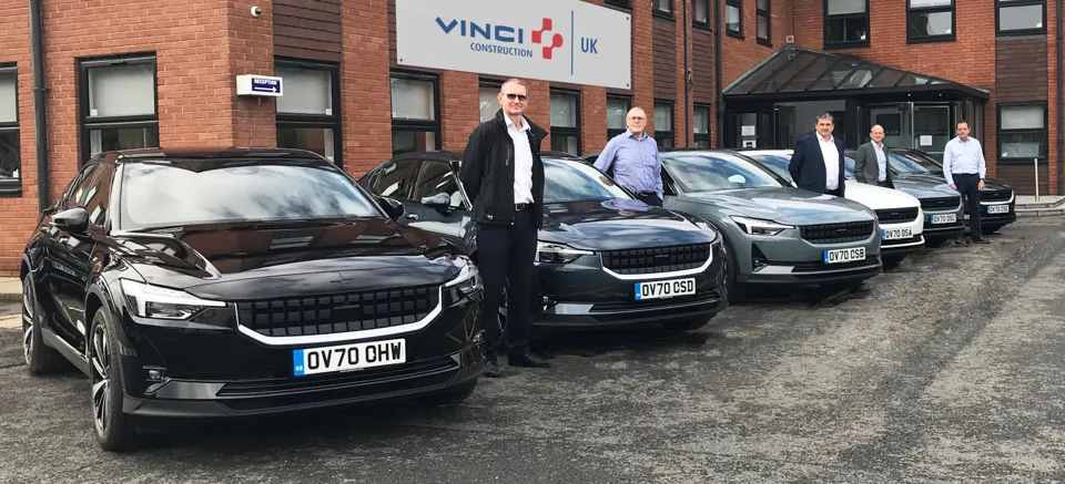 Vinci senior staff take on Polestar electric vehicles