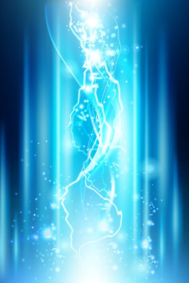 Electric current depiction