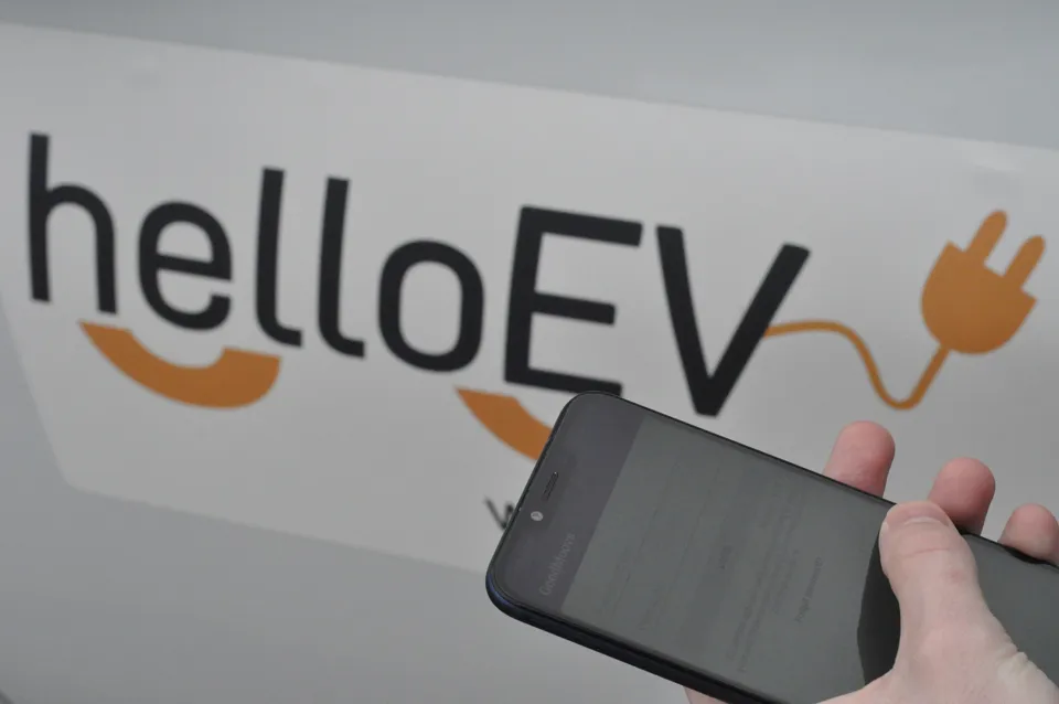 HelloEV electric vehicle sharing app