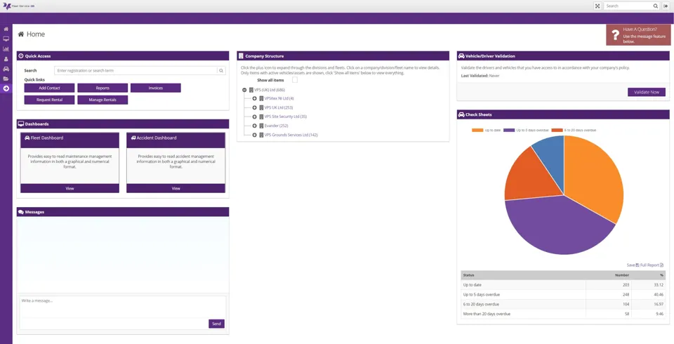 Fleet Service Great Britain has launched a new vehicle rental management tool