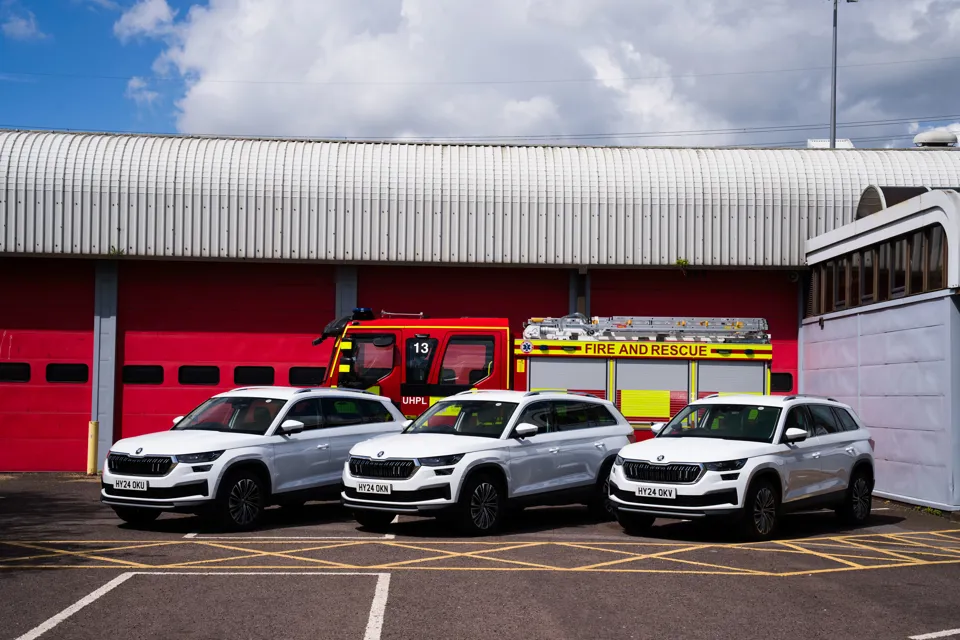 Hampshire & Isle of Wight Fire and Rescue adds Skoda Kodiaqs to fleet