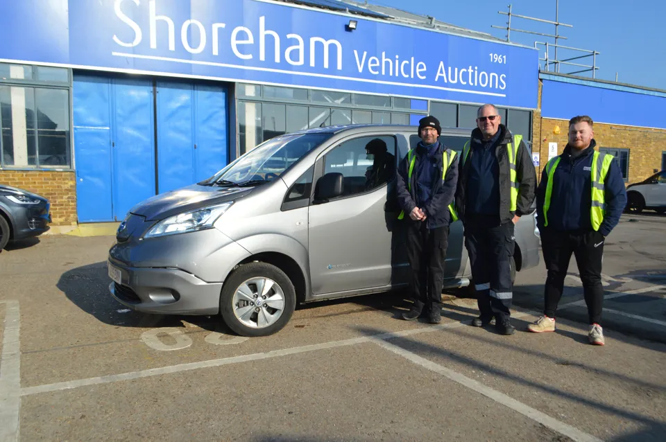 Shoreham Vehicle Auctions' electric minibus