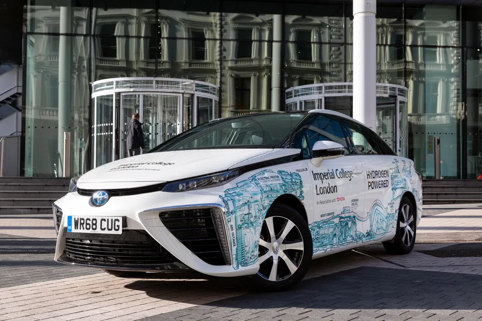 Toyota Mirai outside Imperial College London