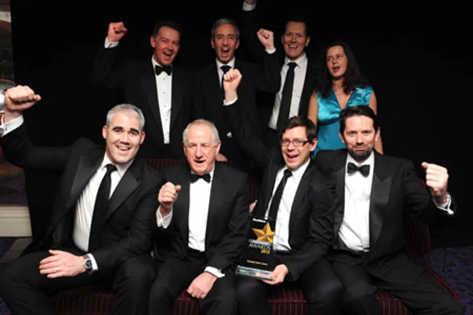 The Vauxhall team with their Fleet News Awards trophy