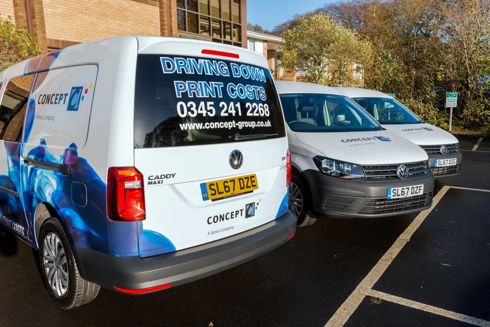 Document management expert Concept Group has added five Volkswagen Caddy vans to its fleet.