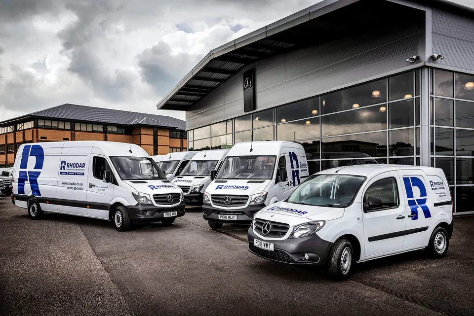 Asbestos removal, demolition and remediation specialist Rhodar has added 20 Mercedes-Benz vans to its fleet, with a further 10 on order.