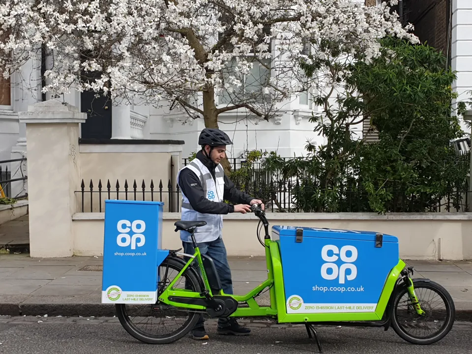 Co-op launches new online delivery service with e-cargobikes.com