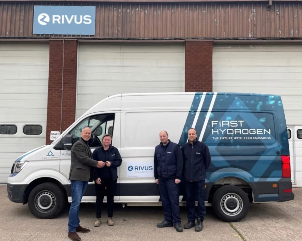Rivus takes delivery of First Hydrogen van