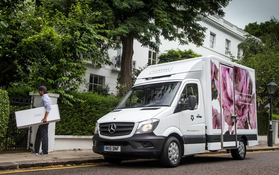 Flowerbx van