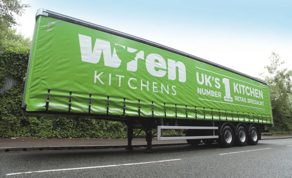 Wren Kitchens has ordered 54 tri-axle curtainsiders and 10 box vans from Cartwright